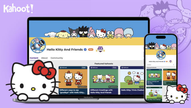 Kahoot!, Sanrio, Hello Kitty, Kerokerokeroppi, Mr. Men, Eilert Hanoa, Brent Mori, Toys & Games, Film & TV