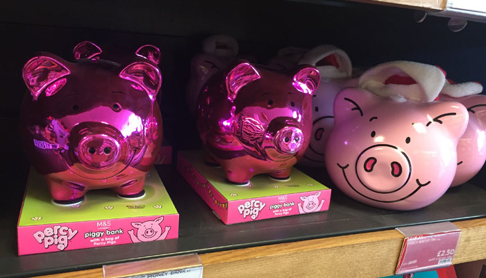 Percy Pig, Marks and Spencers