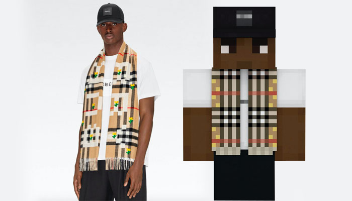 Minecraft skins bring Burberry fashion to your blocks