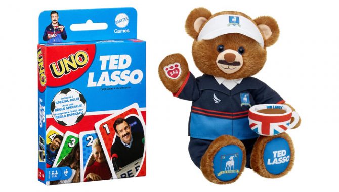 Ted Lasso, Warner Bros, UNO, Monopoly, Build-a-Bear