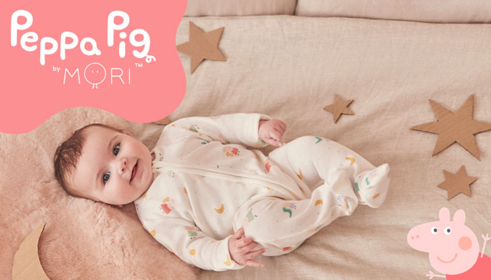 MORI partners with Hasbro for Peppa Pig daywear and sleepwear