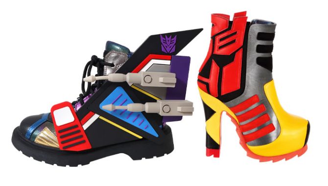 Irregular Choice s TRANSFORMERS footwear to land in December