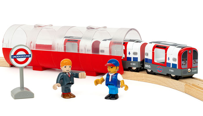 Brio store tube train